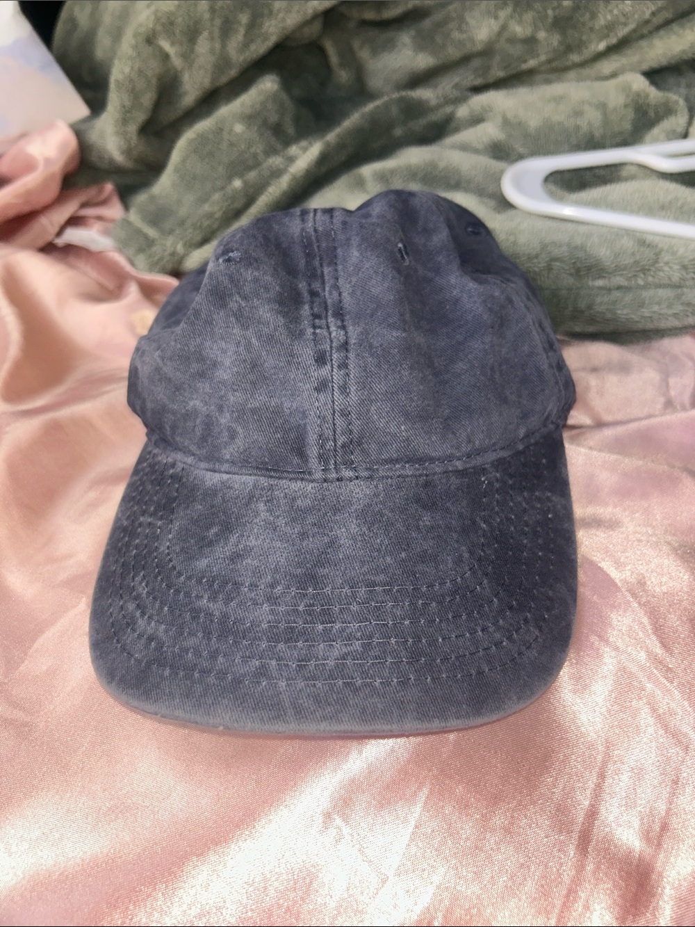 Melrose and Market Washed Black Cotton Baseball Cap
